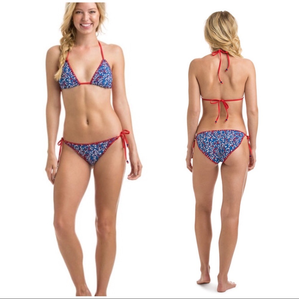 Vineyardvines Star Whale Embroidered String Bottom